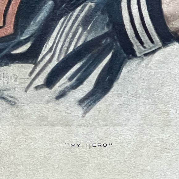 Vintage Harrison Fisher My Hero Framed Print - Picture 8 of 9